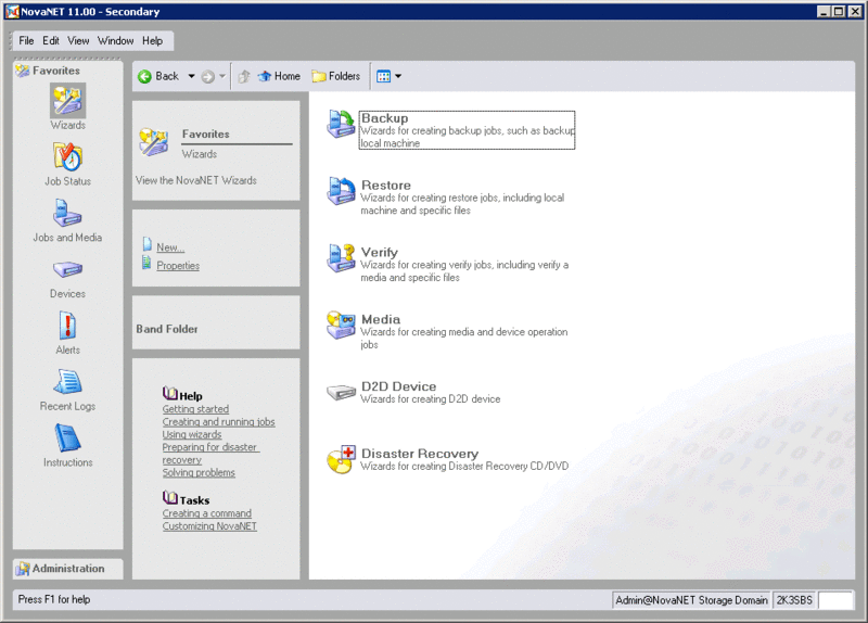 NovaNET 8.5 for Linux Screenshot
